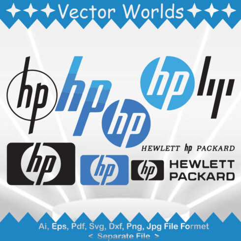 HP Logo SVG Vector Design cover image.