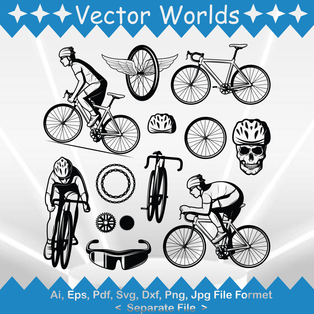 Cycle Element SVG Vector Design preview image.