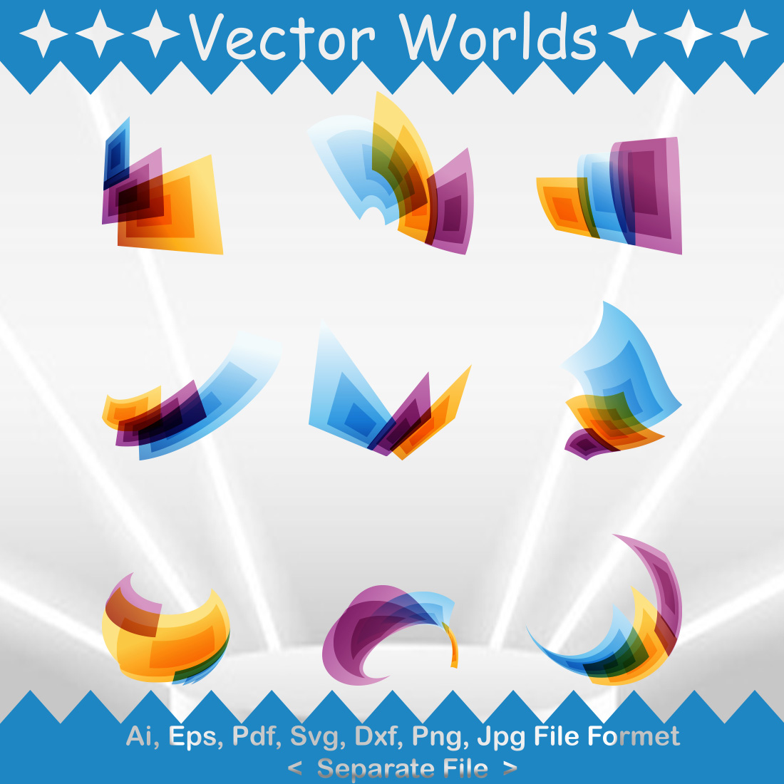 3D Logo SVG Vector Design preview image.