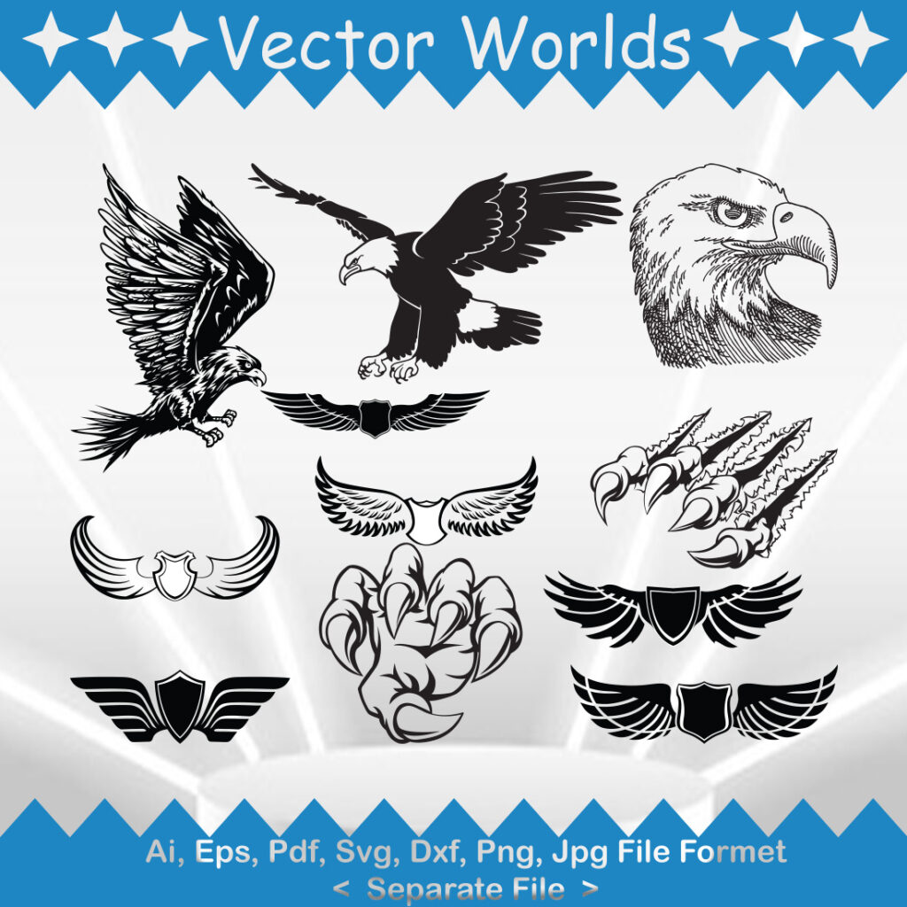 Eagle Embalmed SVG Vector Design - MasterBundles