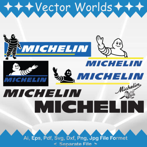 Michelin Logo SVG Vector Design cover image.
