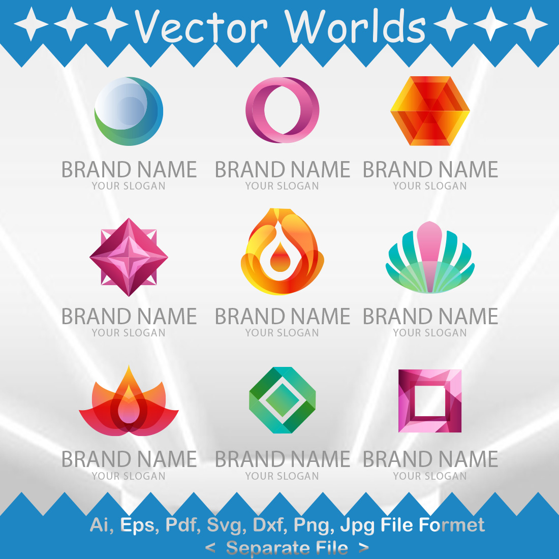 Elegant Logo SVG Vector Design preview image.
