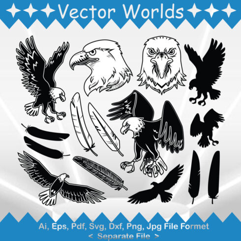 Eagle SVG Vector Design cover image.