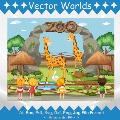 ZOO SVG Vector Design cover image.