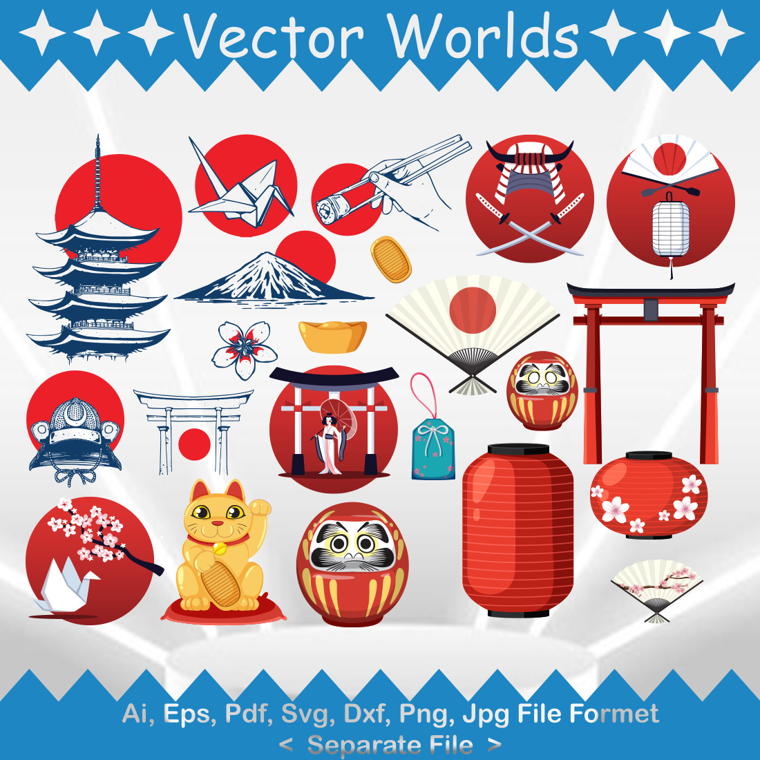 Obon SVG Vector Design cover image.