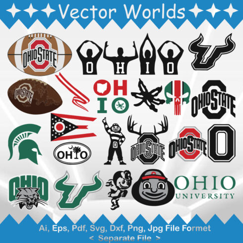 Ohio State SVG Vector Design cover image.