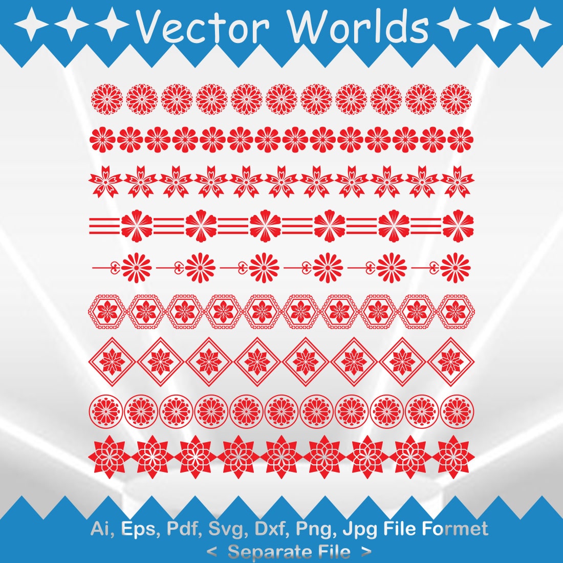 Ethnic Ornament SVG Vector Design cover image.