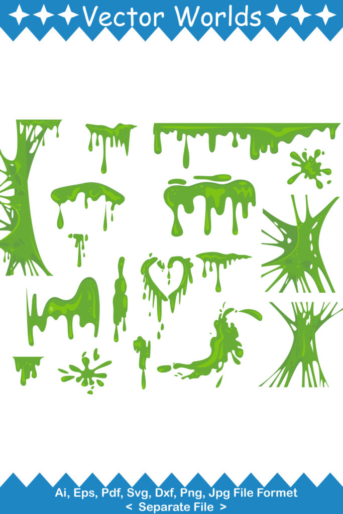 Slime Angled Vector Slime SVG Vector Design - MasterBundles