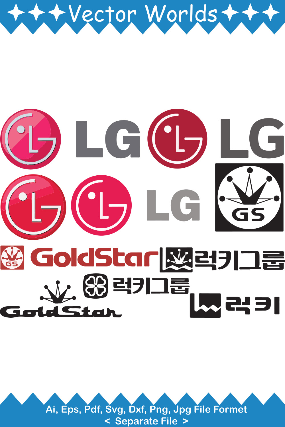 LG Logo SVG Vector Design pinterest preview image.