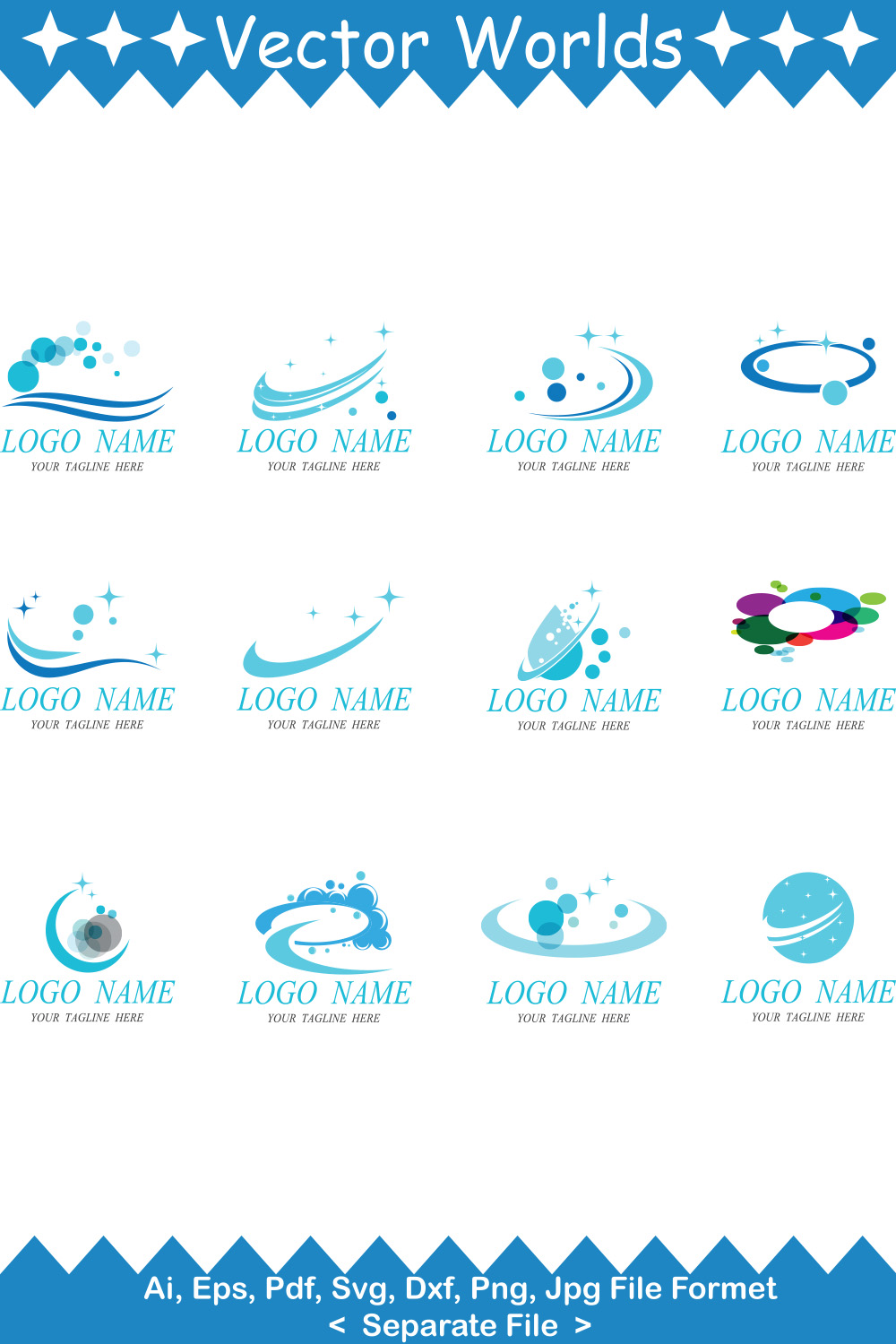Cleaning Logo SVG Vector Design pinterest preview image.