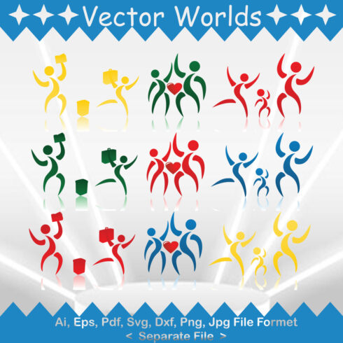 Cartoon Art Vector SVG Vector Design cover image.