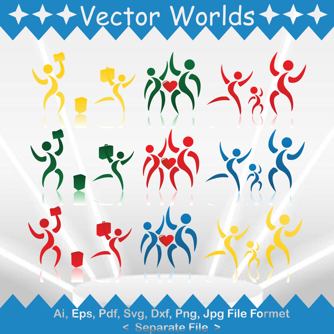 Cartoon Art Vector SVG Vector Design preview image.