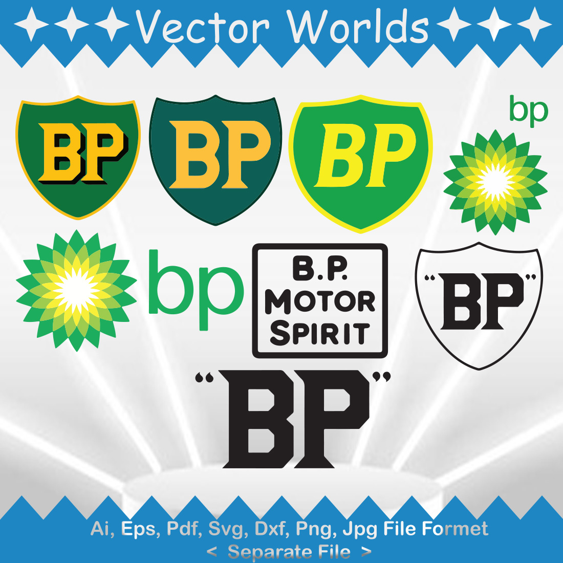 BP Logo SVG Vector Design preview image.