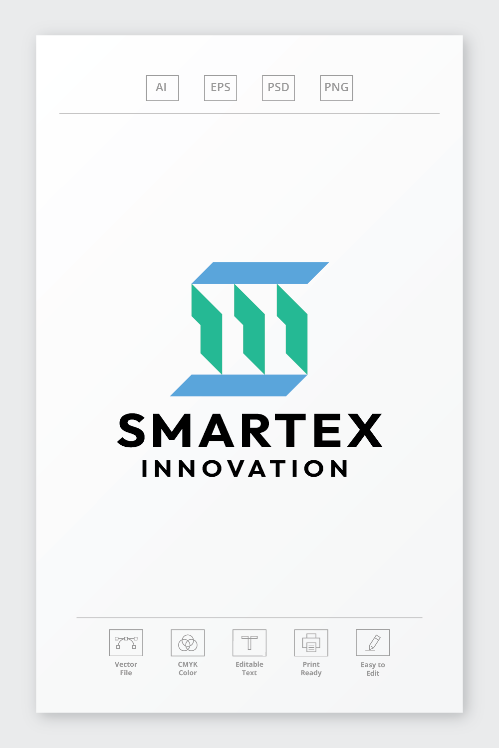 Smartex Letter S Logo pinterest preview image.