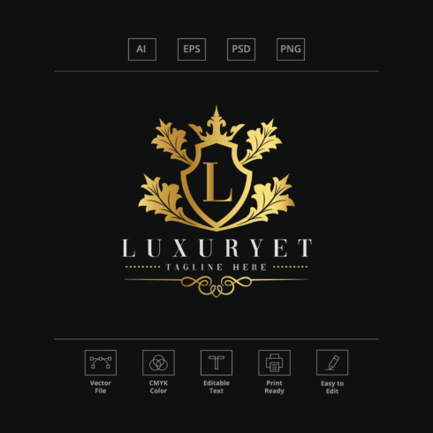 Luxuryet Letter L Logo cover image.