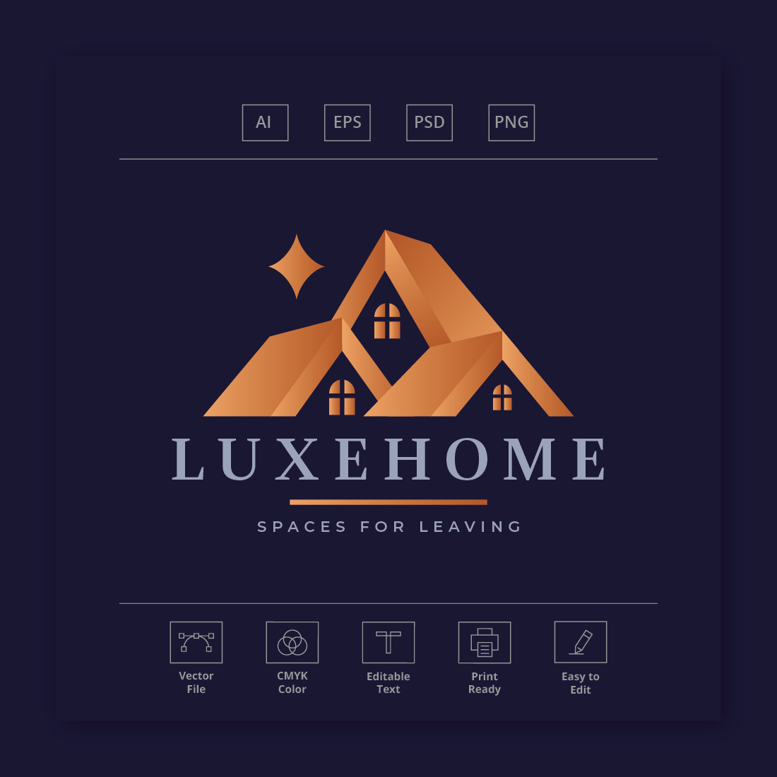 Luxe Home Real Estate Logo cover image.