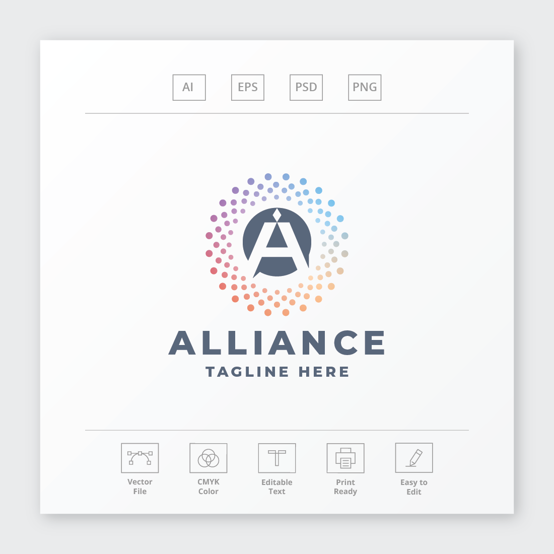 Alliance Letter A Logo preview image.