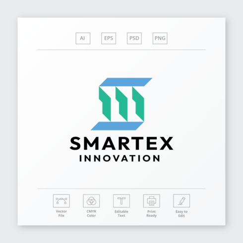 Smartex Letter S Logo cover image.
