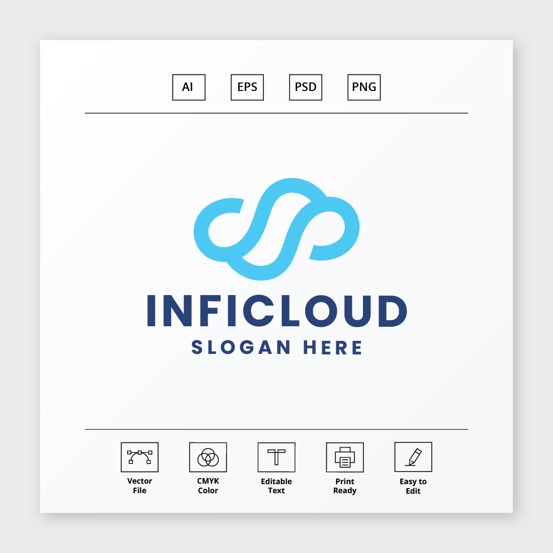 Infinity Cloud Logo preview image.