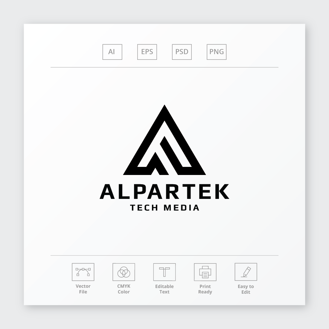 Alpartek Letter A Logo cover image.