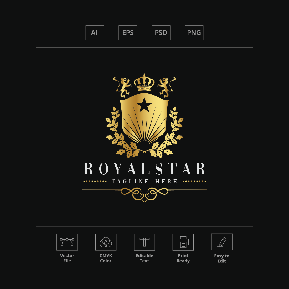 Royalty Star Logo preview image.