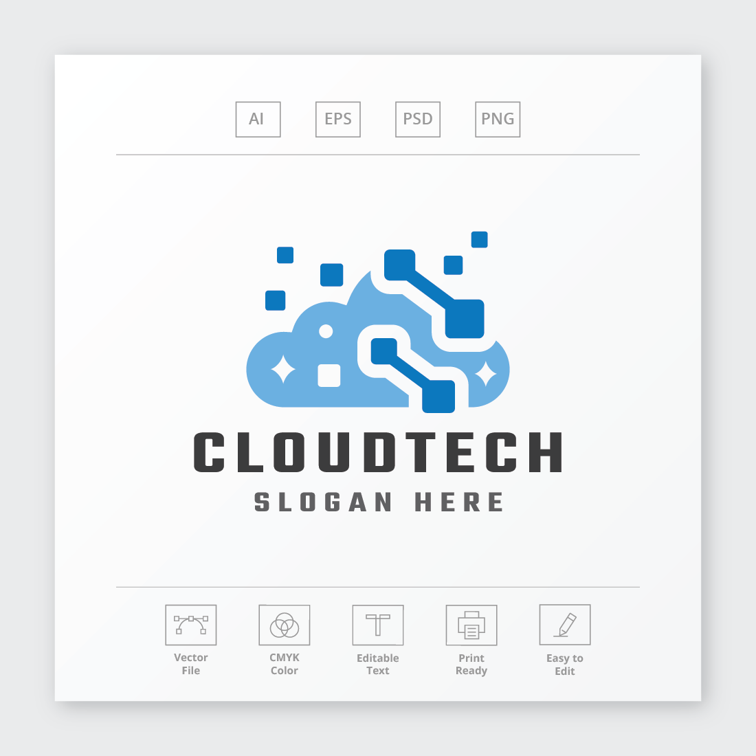 Cloud Tech Logo preview image.