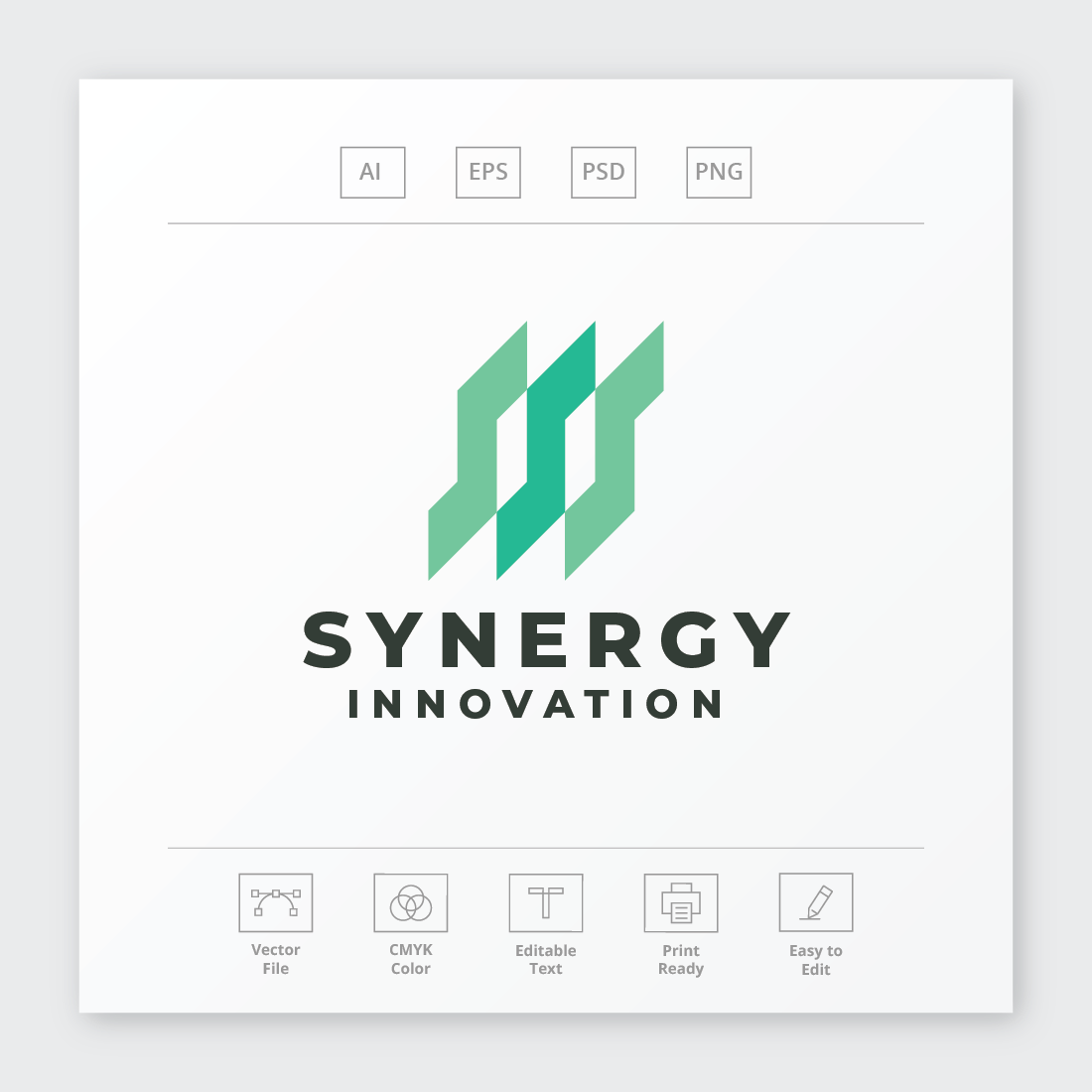 Synergy Letter S Logo cover image.