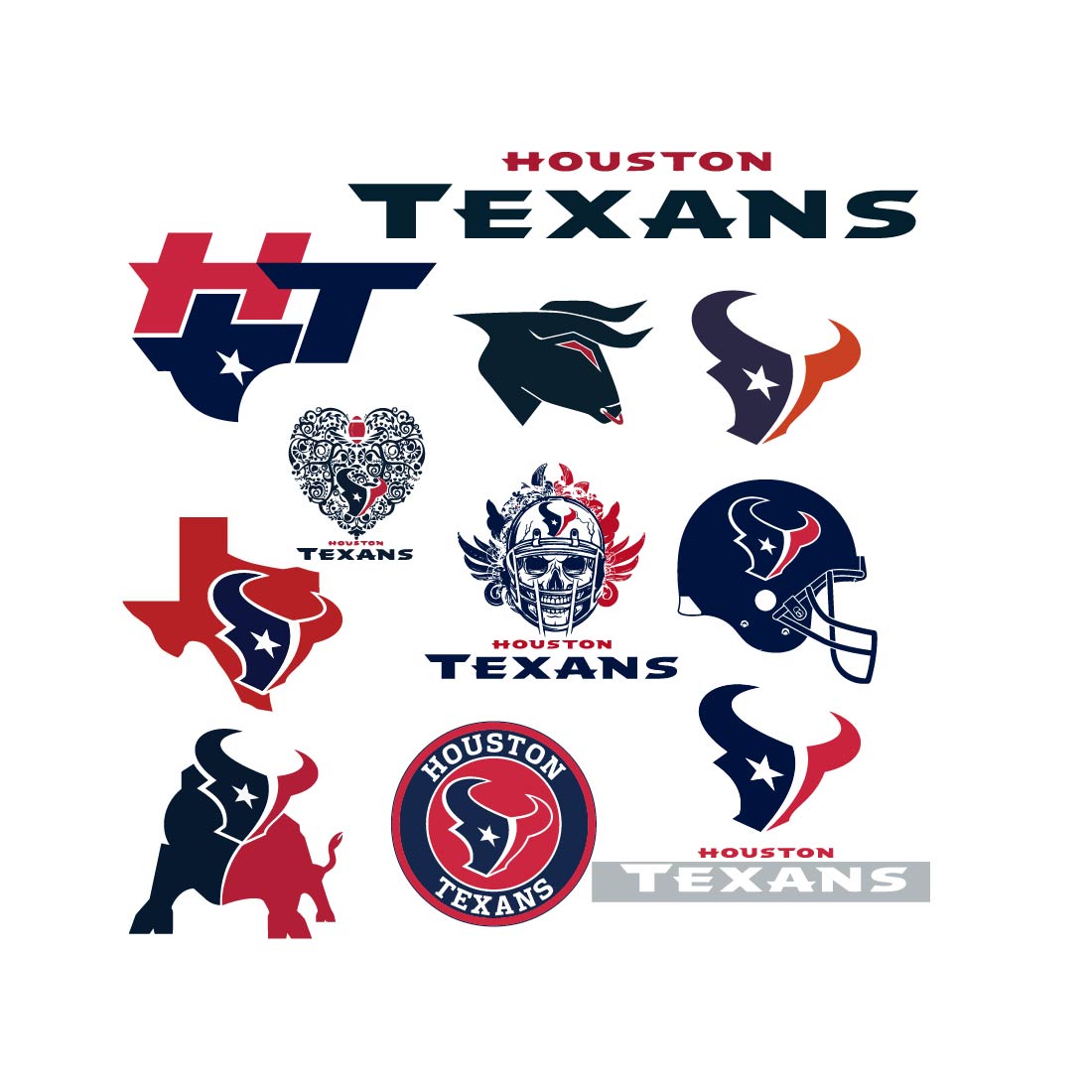 Houston Texans Vector logo Svg preview image.