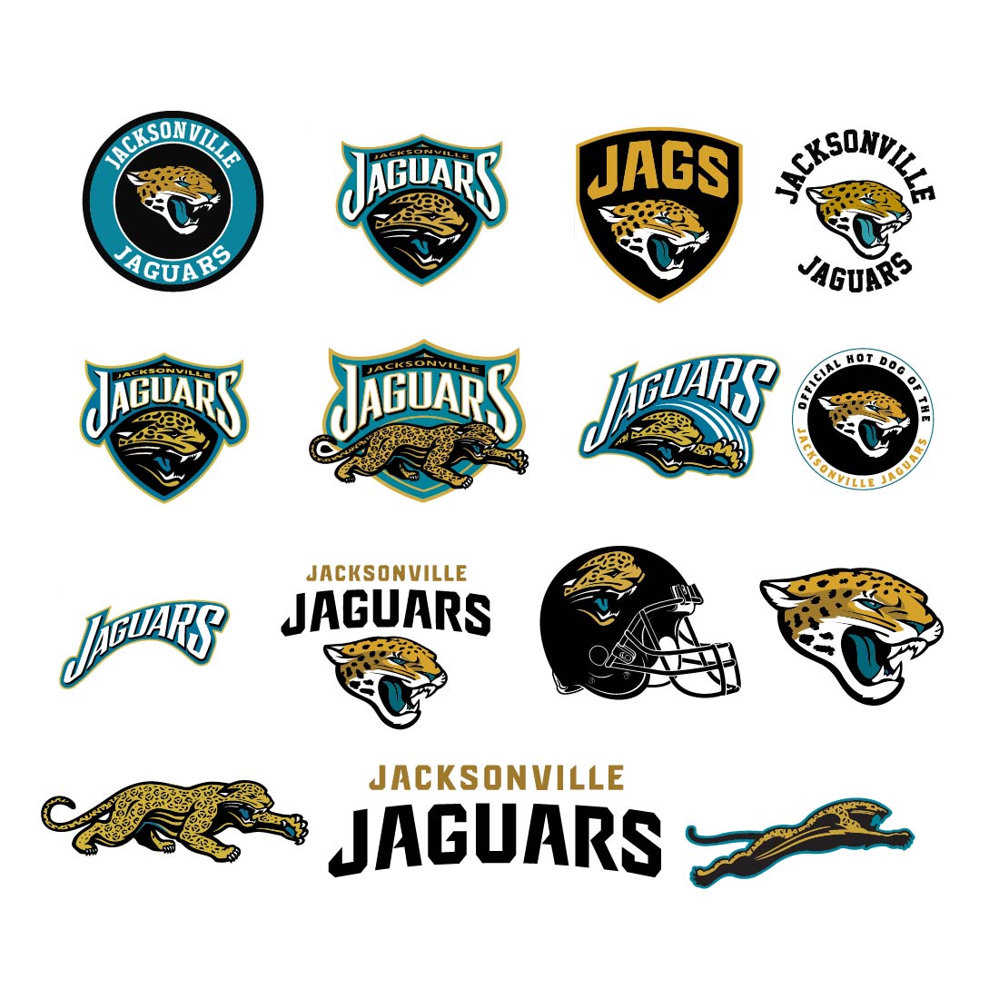 Jacksonville Jaguars Vector logo Svg preview image.