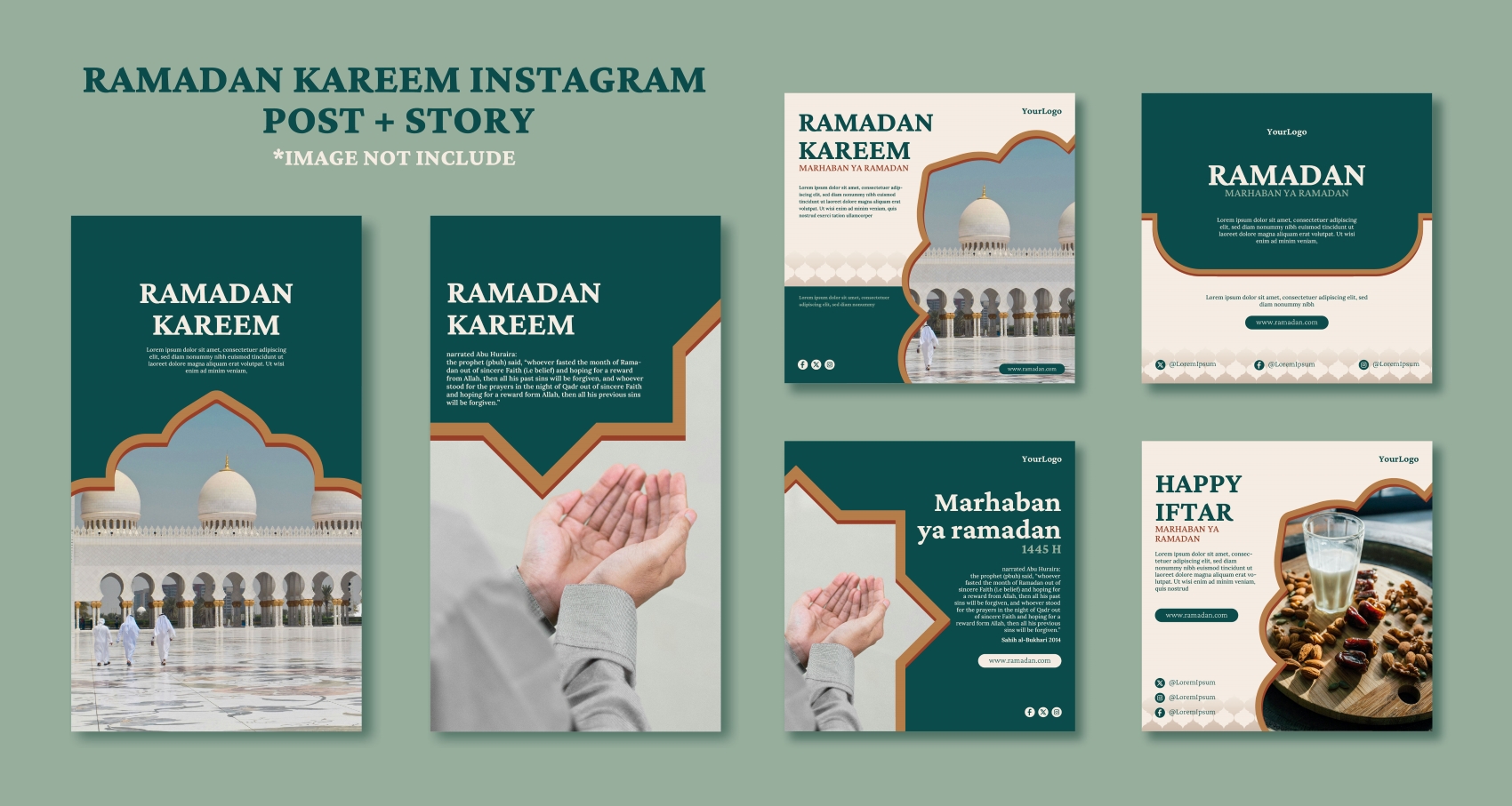 microstock ramadan instagram templete 1 22222222 835