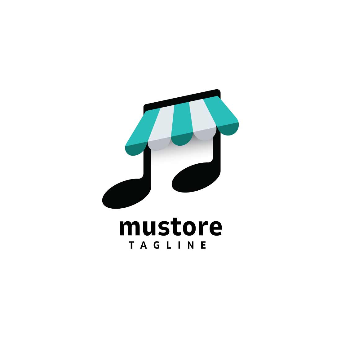 Music Store Logo preview image.