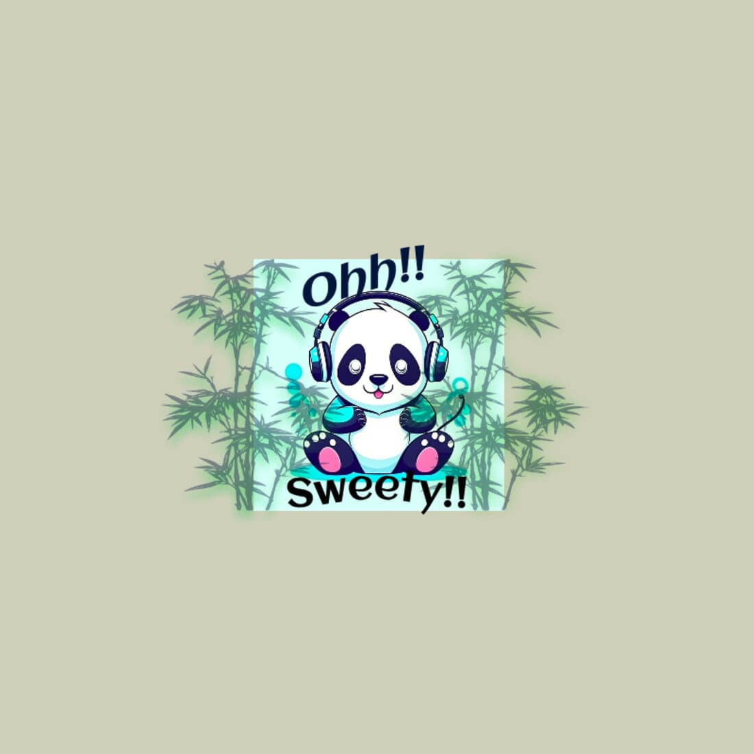Cute panda preview image.