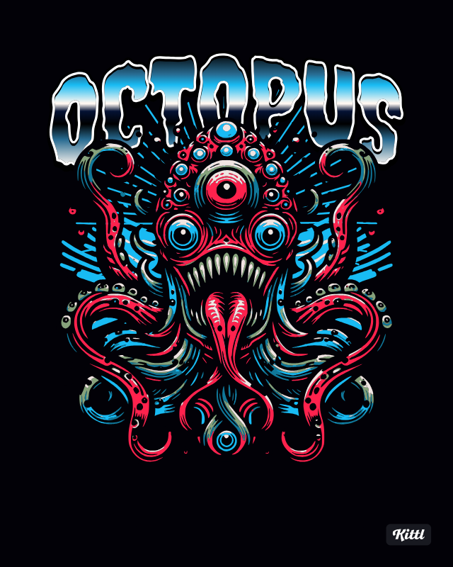 octopus kraken cybernetic 874