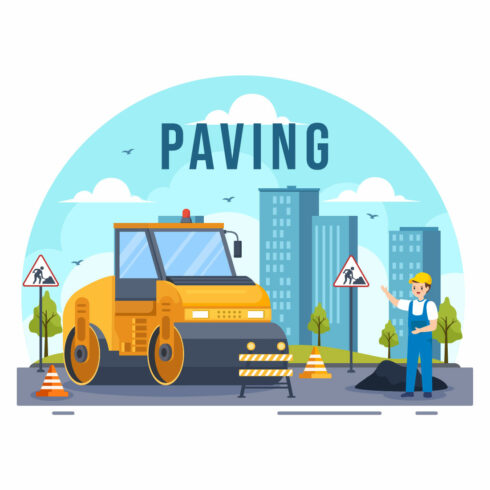 10 Paving Vector Illustration cover image.