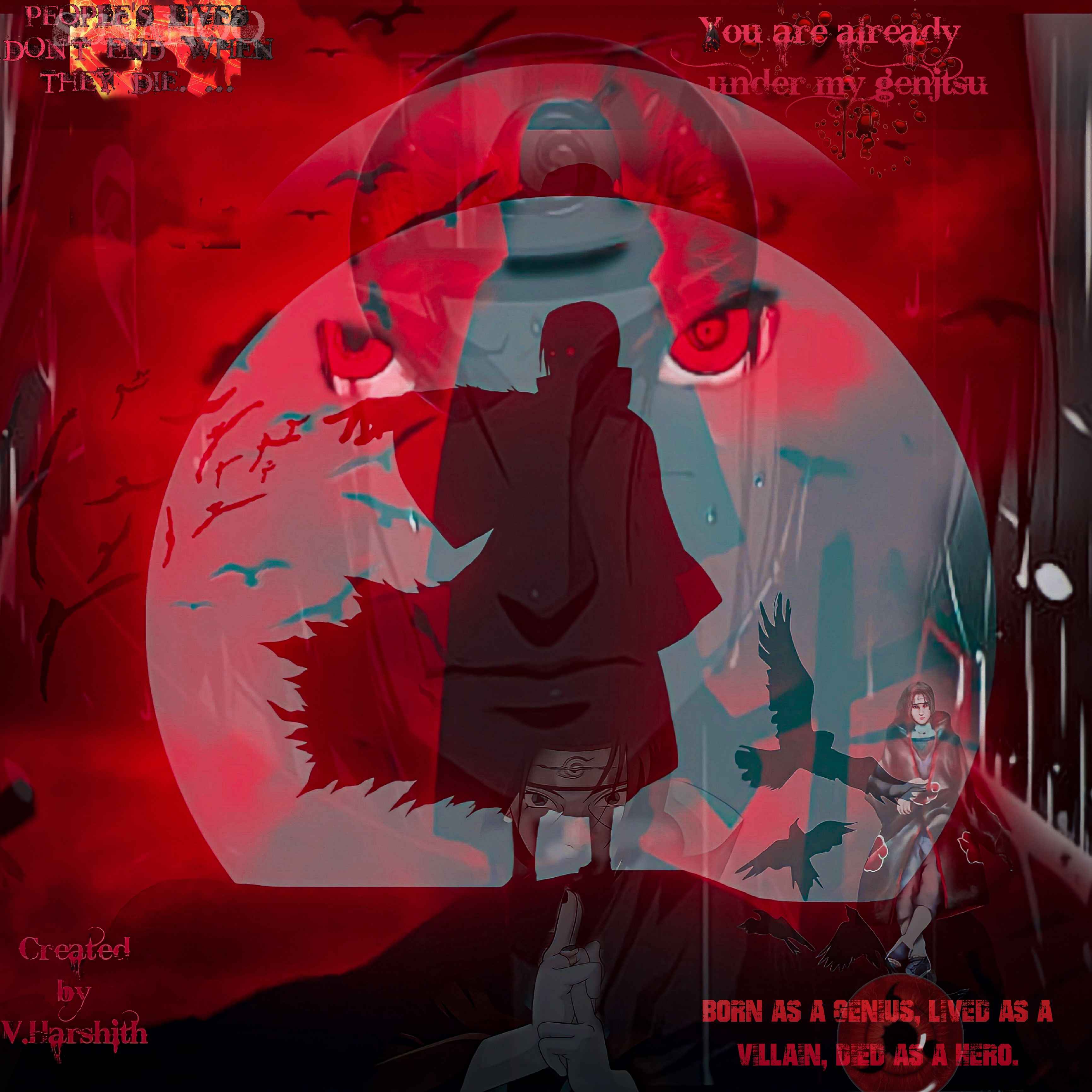 Uchiha Itachi most searchable poster preview image.