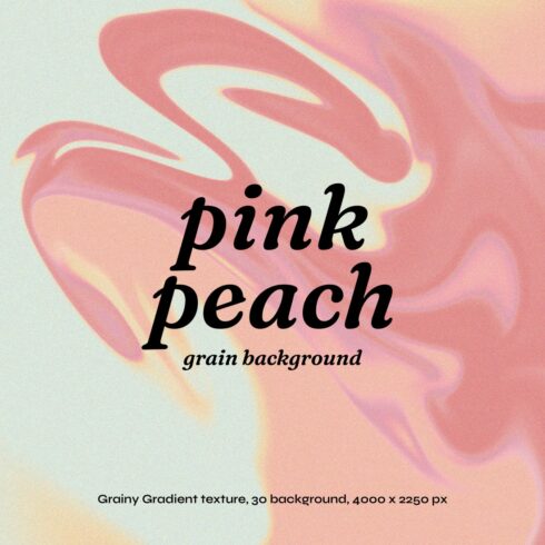 30 Pink peach grain texture background 4000x2250 pixel JPEG bundle set cover image.