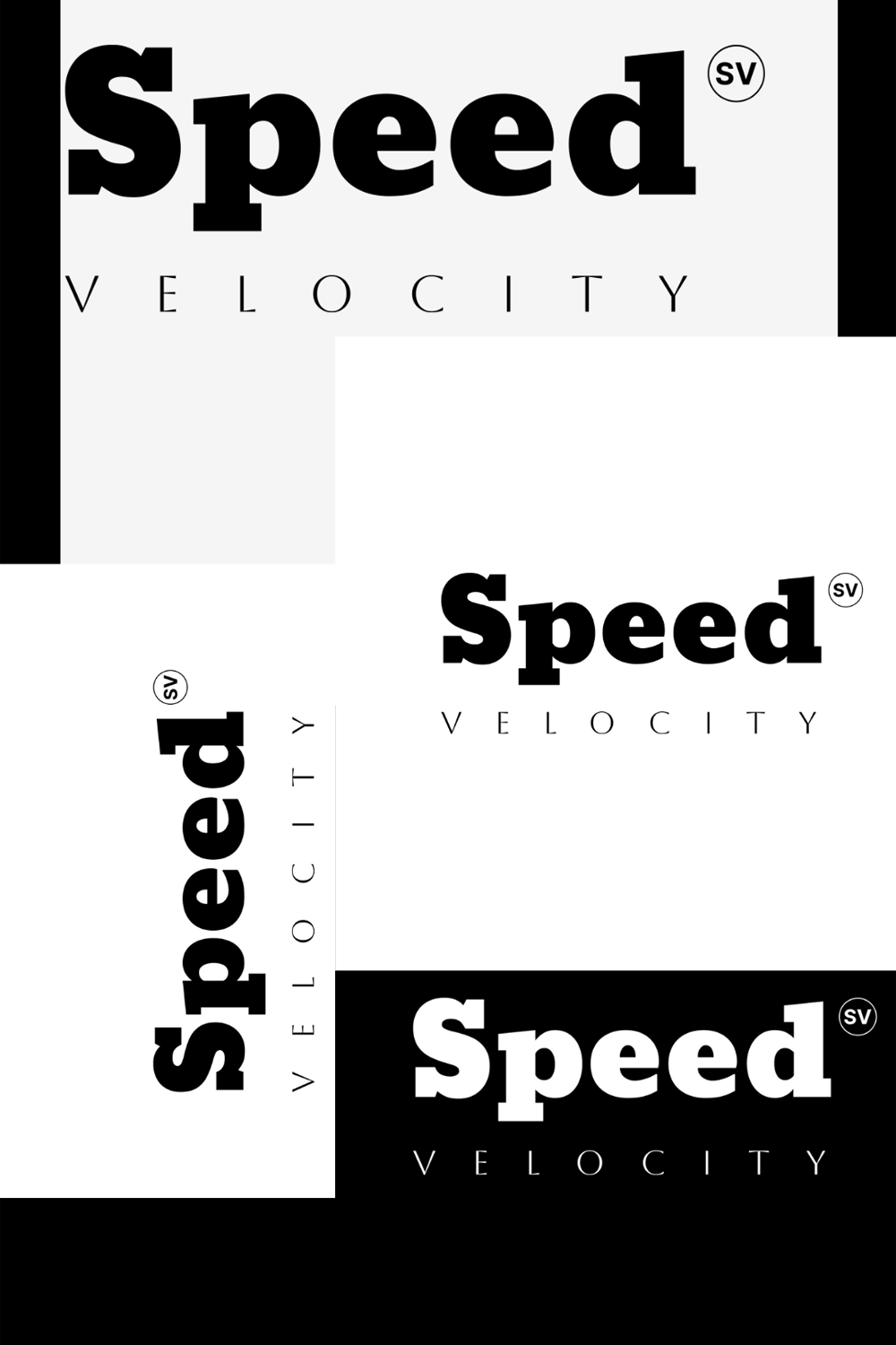 SwiftFit: Dynamic Gym and Fitness Logo Design pinterest preview image.