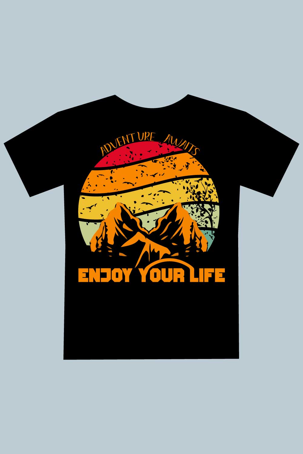 Adventure Awaits: Embrace Life's Journey T-Shirt pinterest preview image.