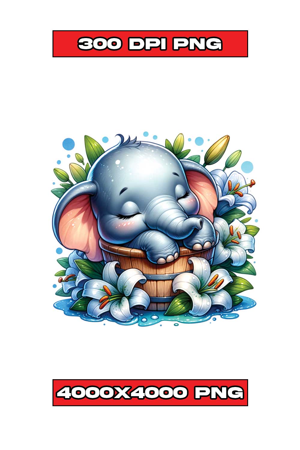 Cute Animal Stickers T-Shirt Designs | 300 DPI pinterest preview image.