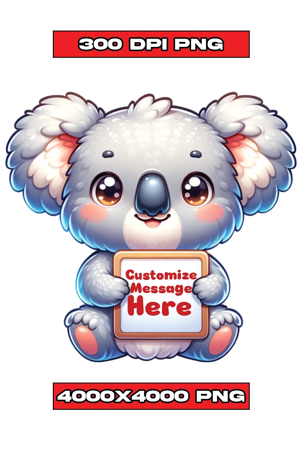 Cute Animal Stickers T-Shirt Designs | 300 DPI pinterest preview image.