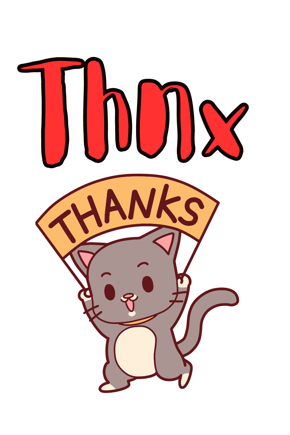 Thank you cards for occasions pinterest preview image.