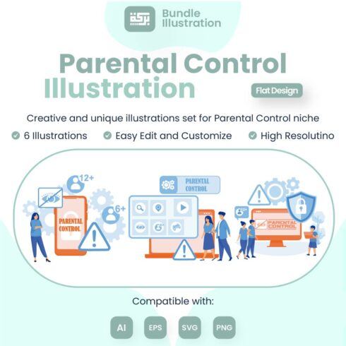 Design Illustration of Parental Control cover image.