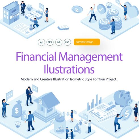 Financial Management Illustration Design cover image.
