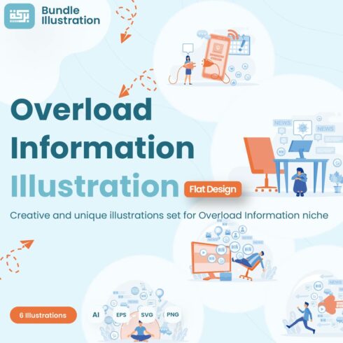 Overload Information Illustration Design cover image.