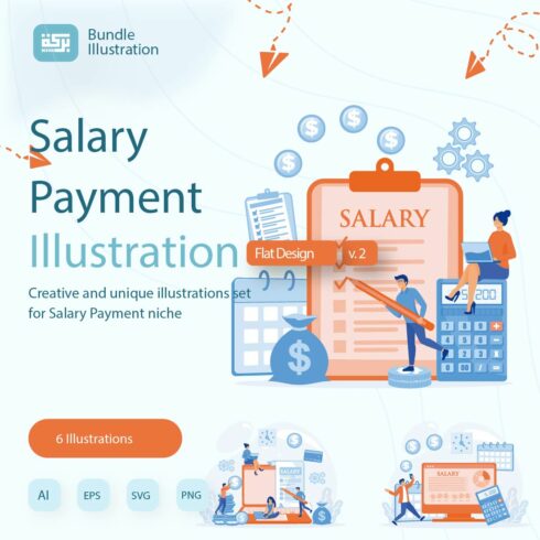 Illustration Design Salary Payment 2 cover image.