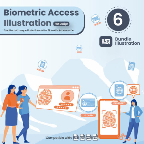 Illustration Design for the Use of Biometric Access cover image.