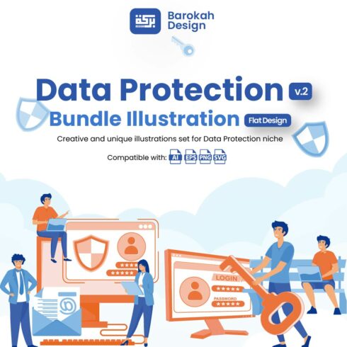 Illustration Design for the Use of Data Protection 2 cover image.