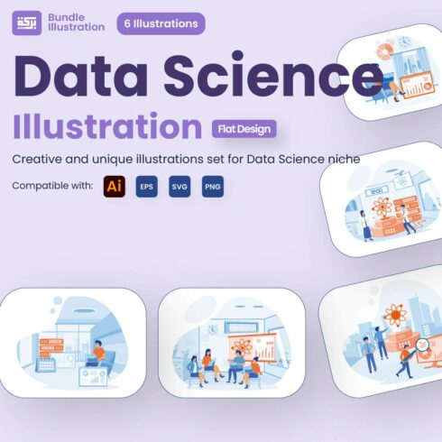Illustration of Data Science cover image.