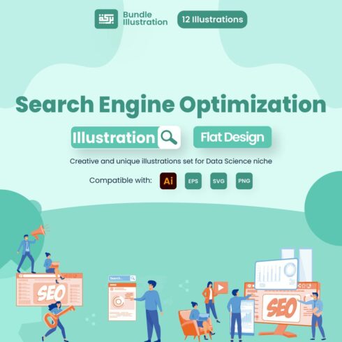 Illustration of Search Engine Optimization Concept cover image.
