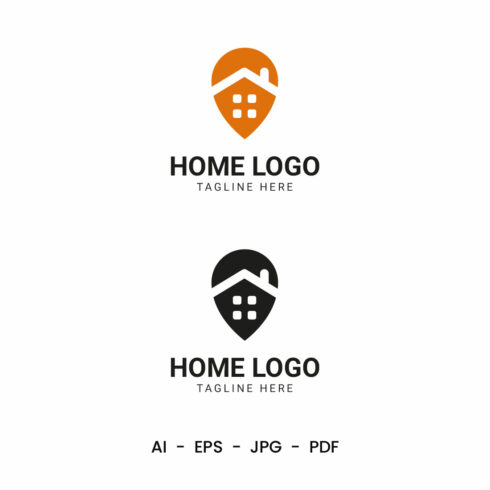 Home Logo Design Template cover image.